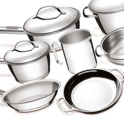 JOGO DE PANELAS TRAMONTINA VERNAZZA AÇO INOX 10PÇ