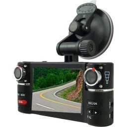 CÂMERA DE SEGURANÇA AUTOMOTIVA DUPLA CAM FILMADORA DVR HD