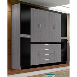 GUARDA-ROUPA CASAL 8 PORTAS 4 GAVETAS - PRIME DEMOBILE