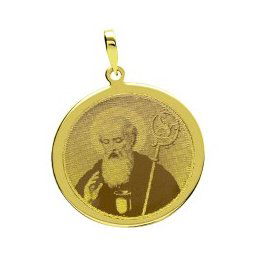 Pingente de Ouro com foto gravada / Fotogravação 10mm