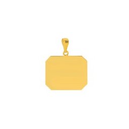 Pingente de Ouro com foto gravada / Fotogravação 17.2 mm x 21 mm