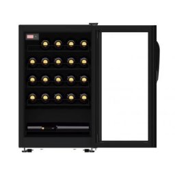 ADEGA CLIMATIZADORA VENAX 82L AÇO INOX PRETO FOSCO