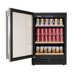 FRIGOBAR CUISINART 145L BLUE LED LUXO 100W EM AÇO INOX