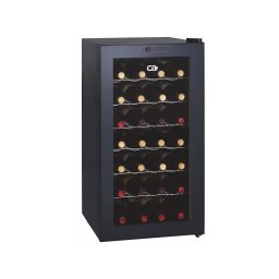 ADEGA CLIMATIZADORA 90L AÇO INOX CROMADA - PRETO