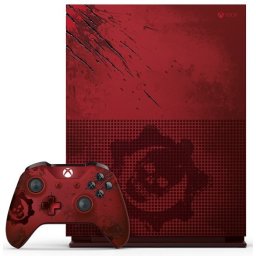 CONSOLE XBOX ONE 2TB RED V17S ULTRA HD 4K + CONTROLE + 01 Jogo