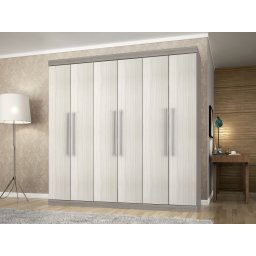 GUARDA-ROUPAS CASAL 06 PORTAS C/ 03 GAVETAS