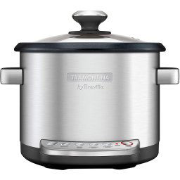 PANELA ELÉTRICA TRAMONTINA EM AÇO INOX 3,7L DE CAPACIDADE TAMPA DE VIDRO