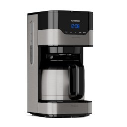 Klarstein Arabica, kávovar, 800 W, 1,2 l, Easy-touch control, stříbrno/černý