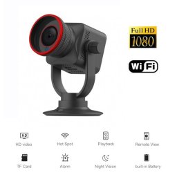 Bezdrátová FULL HD mini kamera 150 ° detekce pohybu + 6 IR LED