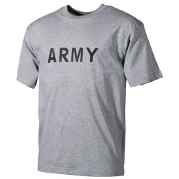 Triko US ARMY ŠEDÉ vel. 3XL