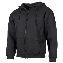 Mikina s kapucí PRO COMPANY na zip ČERNÁ vel. XL