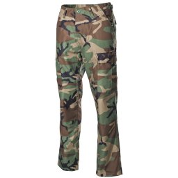 Kalhoty US střih BDU prošité WOODLAND vel. M