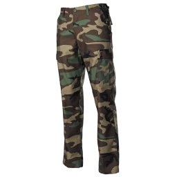 Kalhoty US střih BDU WOODLAND vel. M