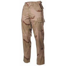MFH kalhoty US střih BDU 3-COL DESERT vel.L