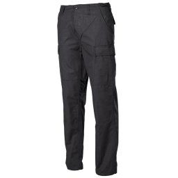 MFH kalhoty US střih BDU rip-stop ČERNÉ vel.3XL