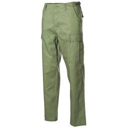 MFH kalhoty US střih BDU rip-stop ZELENÉ vel.3XL