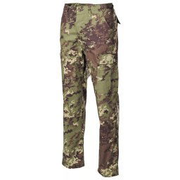 MFH kalhoty US střih BDU rip-stop VEGETATO WOODLAND vel.XL