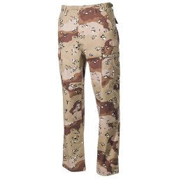 MFH kalhoty US střih BDU rip-stop 6-COL DESERT vel.3XL
