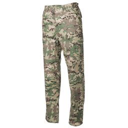 MFH kalhoty US střih BDU rip-stop OPERATION CAMO vel.L