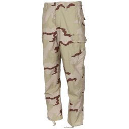 MFH kalhoty US střih BDU rip-stop 3-COL DESERT vel.L