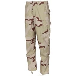 Kalhoty US střih BDU rip-stop 3-COL DESERT vel. S