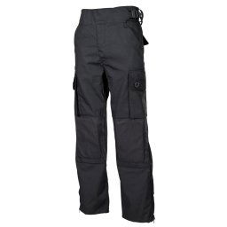 MFH kalhoty COMMANDO SMOCK ČERNÉ vel.L