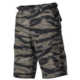 MFH kraťasy US střih BDU rip-stop TIGER STRIPE CAMO vel.M