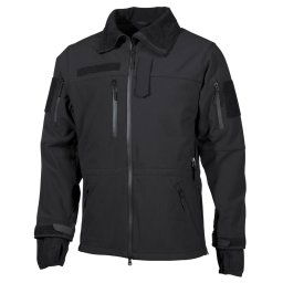 MFH bunda softshell HIGH DEFENCE ČERNÁ vel.M
