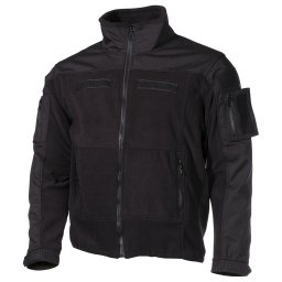 Bunda taktická fleece COMBAT ČERNÁ vel. XL