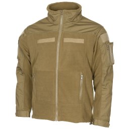 Bunda taktická fleece COMBAT COYOTE vel. M