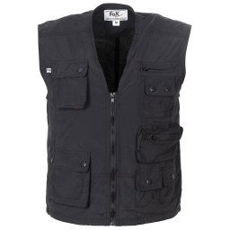 FOX Outdoor vesta Outdoor Microfaser ČERNÁ vel.S
