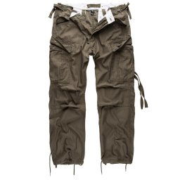 SURPLUS kalhoty VINTAGE FATIGUE ZELENÉ vel.XXL