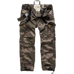 SURPLUS kalhoty PREMIUM VINTAGE BLACK CAMO vel.4XL