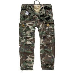 SURPLUS kalhoty PREMIUM VINTAGE WOODLAND vel.6XL