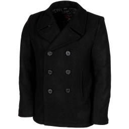 Kabát US Pea Coat ČERNÝ vel. M