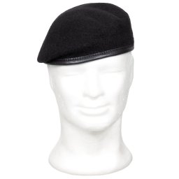 Baret COMMANDO ČERNÝ vel. 62