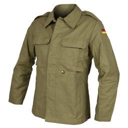Bundeswehr blůza BW moleskin nový model ZELENÁ vel.7 - 50/52