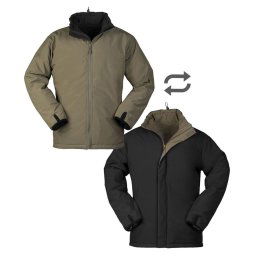 MIL-TEC bunda COLD WEATHER oboustranná ZELENÁ/ČERNÁ vel.XL