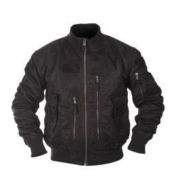 MIL-TEC bunda pilotní US TACTICAL ČERNÁ vel.3XL