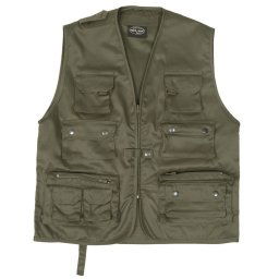 MIL-TEC vesta JAGD na lov nebo rybaření ZELENÁ vel.4XL