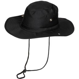 Klobouk bush ČERNÝ vel. 57