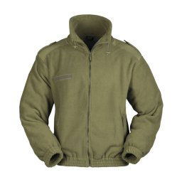 MIL-TEC bunda FLEECE francouzský typ ZELENÁ vel.3XL