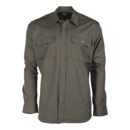 MIL-TEC košile polní na knoflíky rip-stop ZELENÁ vel.3XL