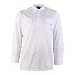Košile SERVIS dlouhý rukáv na knoflíky BÍLÁ vel. M