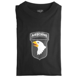 Triko krátký rukáv se znakem 101 AIRBORNE ČERNÉ vel. S