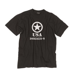 Triko krátký rukáv USA ALLIED STAR ČERNÉ vel. XXL