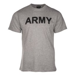 Triko krátký rukáv s nápisem ARMY ŠEDÉ vel. S