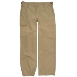 Kalhoty dámské US BDU rip-stop předeprané KHAKI vel. M