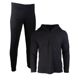Spodní prádlo THERMOFLEECE se zipem ČERNÉ vel. XXL