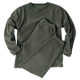 Spodní prádlo THERMOFLEECE bez límečku ZELENÉ vel. 3XL
